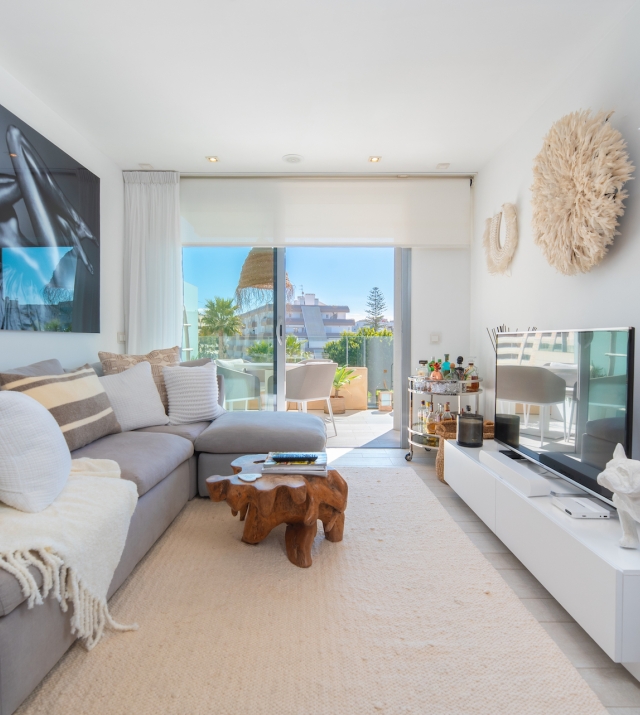 Resa Estates apartment for sale in Ibiza marina botafoch modern living room .jpg